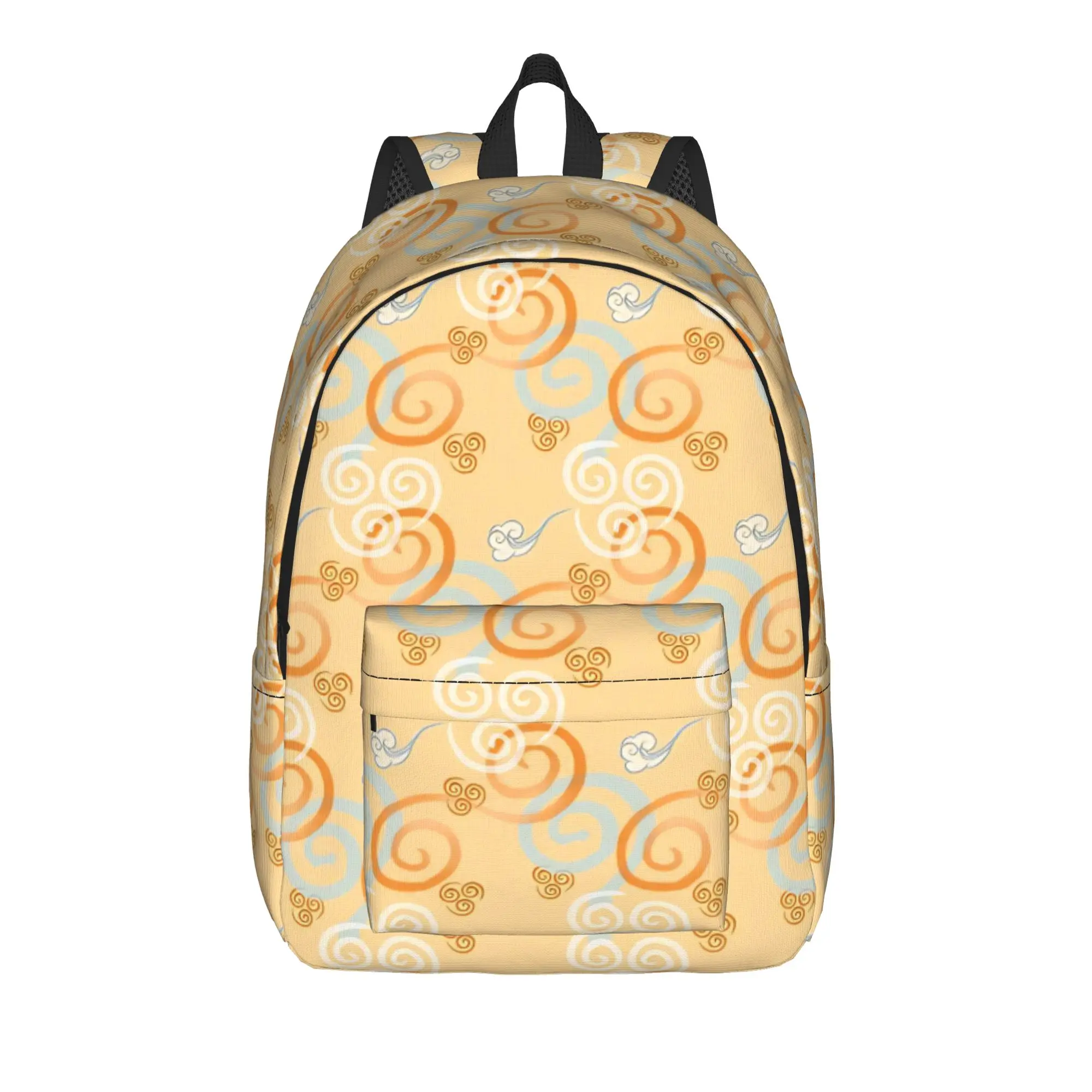 The Air Nation Backpack for Men Women Casual High School Hiking Travel Daypack Avatars Airbende Anime College Shoulder Bag Sport