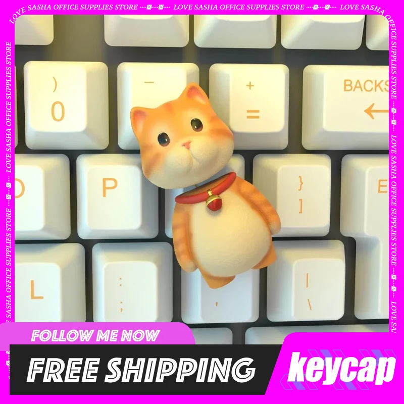 

Animal Party Keycaps 3D Cartoon Beast Keycaps Diy Custom Mechanical Keyboard Cute Personalized Key caps For Cherry Mx Switches