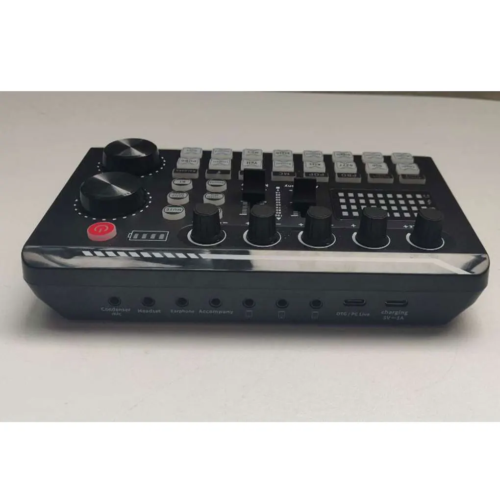 Soundkarte Mixer Broadcast Karten Computer PC Board Video Mischpult Professionelle Studio Aufnahme Kit Zubehör