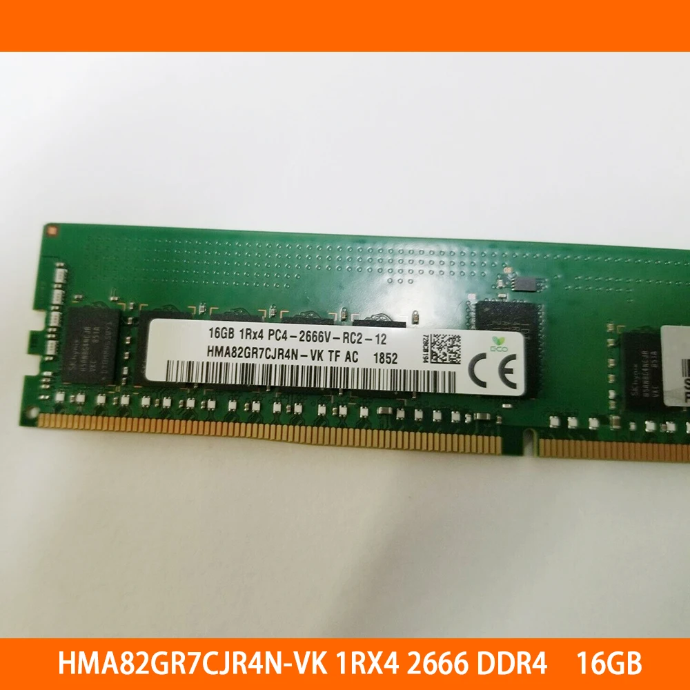 1PCS HMA82GR7CJR4N-VK 1RX4 2666 DDR4 REG ECC 16GB 16G RAM For SK Hynix Memory High Quality Fast Ship