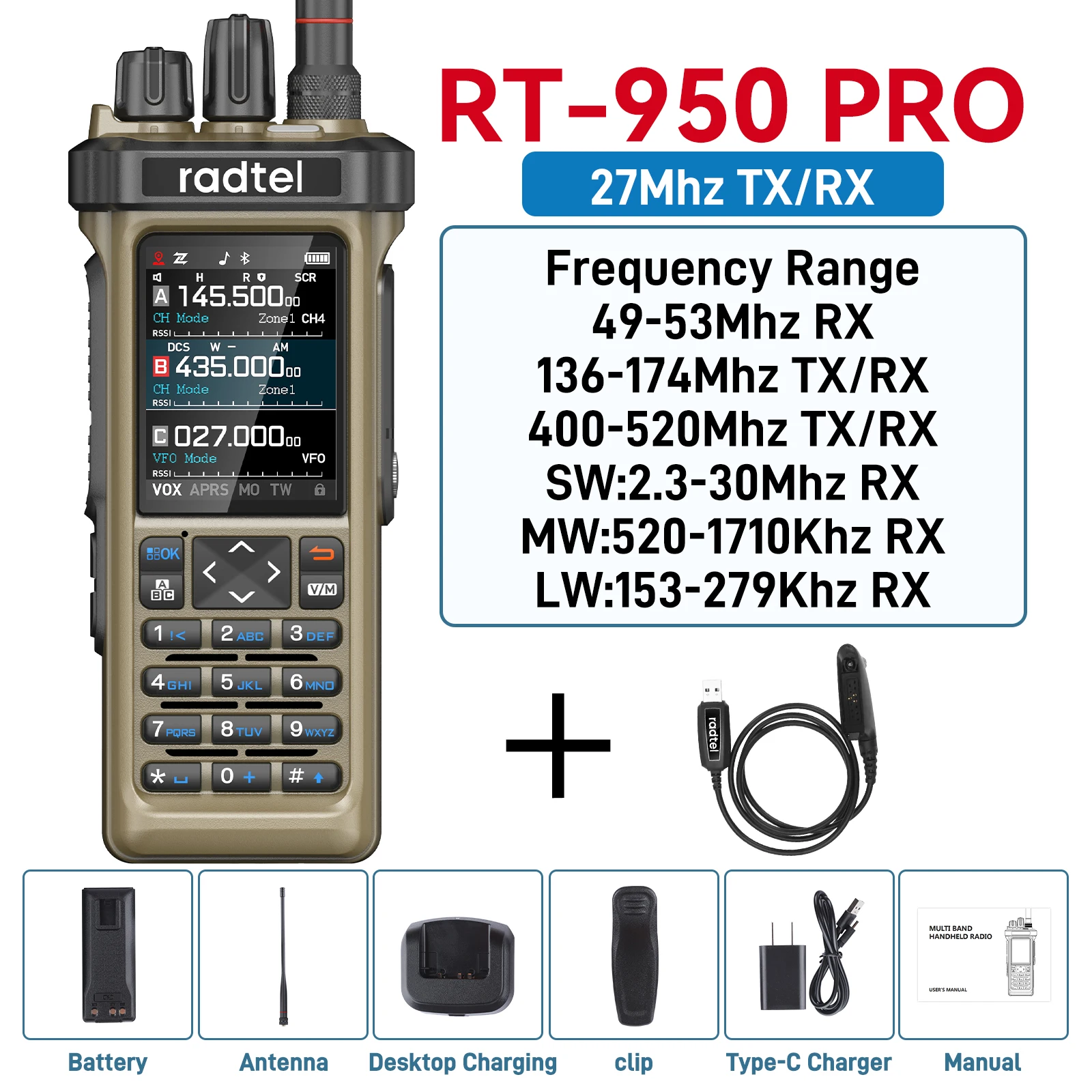 Radtel RT-950 Pro S…