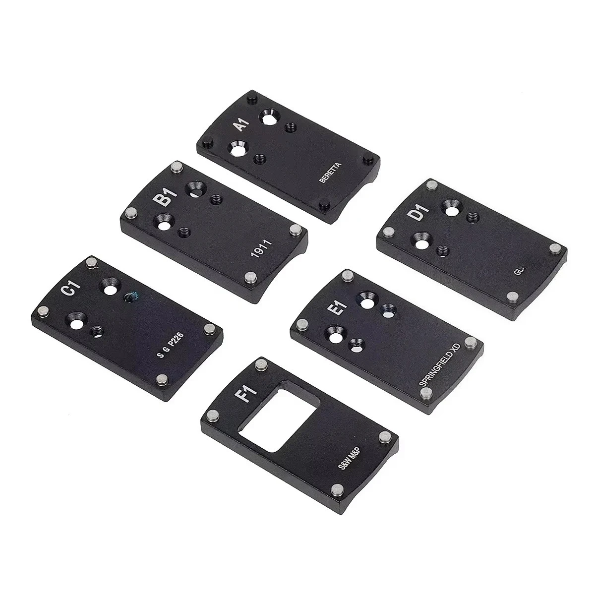 Optics Berett Red Dot Sight Scope Mount Base For Glk 1911 M&P S&W HK USP S G P226 Springfield XD Mount Adapter Plate view 6