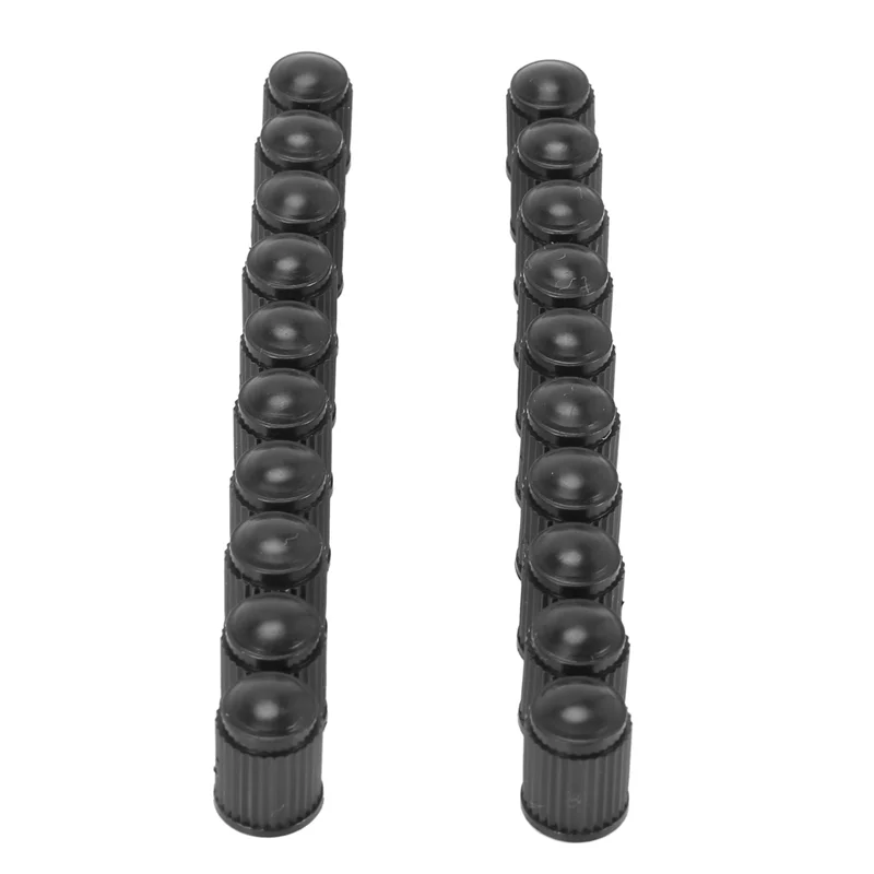 

100 шт. пластиковые пылезащитные колпачки для велосипедных клапанов, автомобильный фургон, мотоциклетные шины, черные-AS55