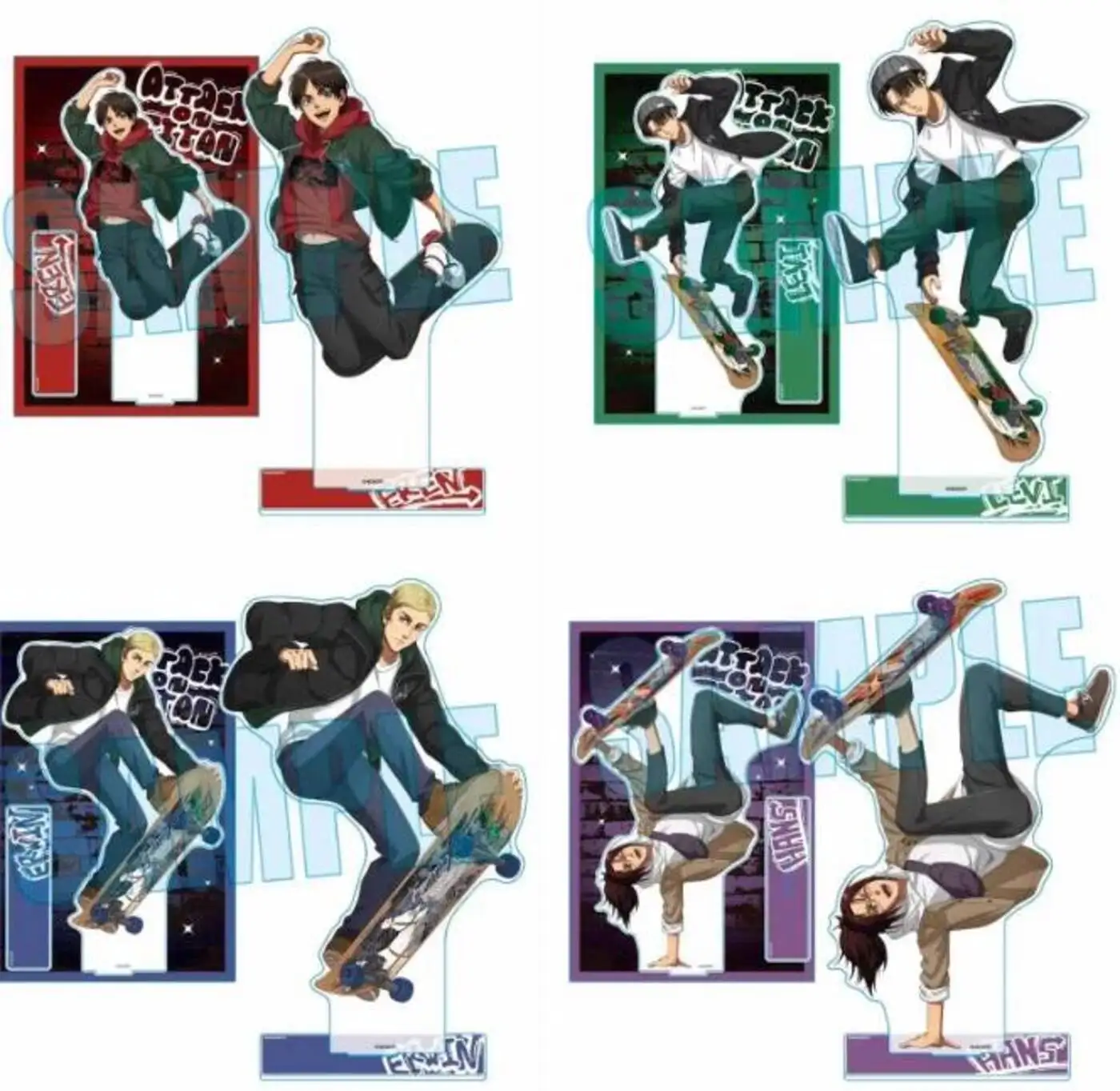 Figurine en acrylique de l'anime Attack On Titan Eren Jaeger, modèle Acg, collection cosplay, décoration de bureau, cadeaux