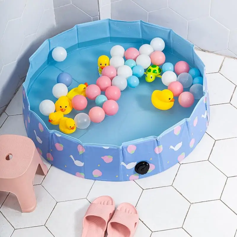 Baby Ball Pit Foldable Babies Play Yard Fence No Need Inflate Portable Ballpit Ocean Ball Pool Playhouse For Boys Girls Indoor