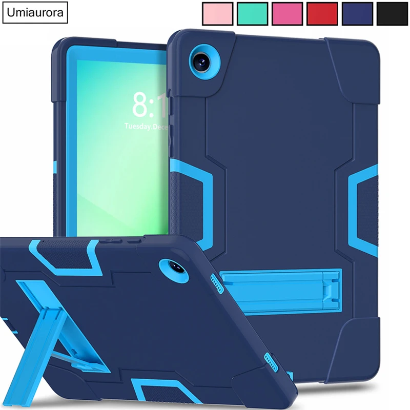 

For Samsung Tab A7 A8 A9+ A11+ Plus 11 inch SM-X230 X210 X130 T220 S6 Lite Shockproof Silicon PC Tablet Case Stand Rugged Funda