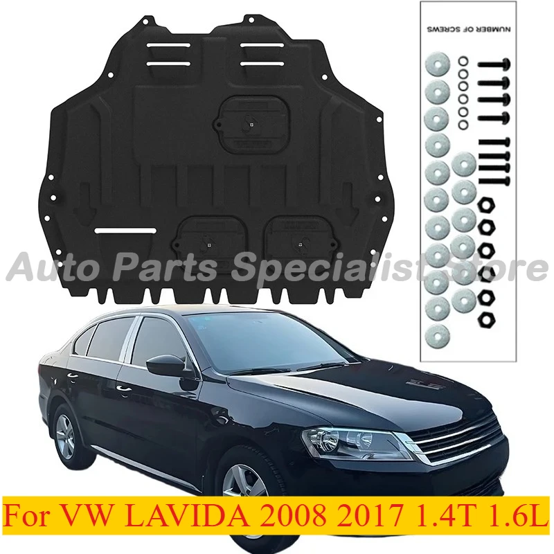 

High Quality Alloy Engine Guard Splash Shield Mud Fender For VW LAVIDA 2008 2017 1.4T 1.6L Underbody Protection
