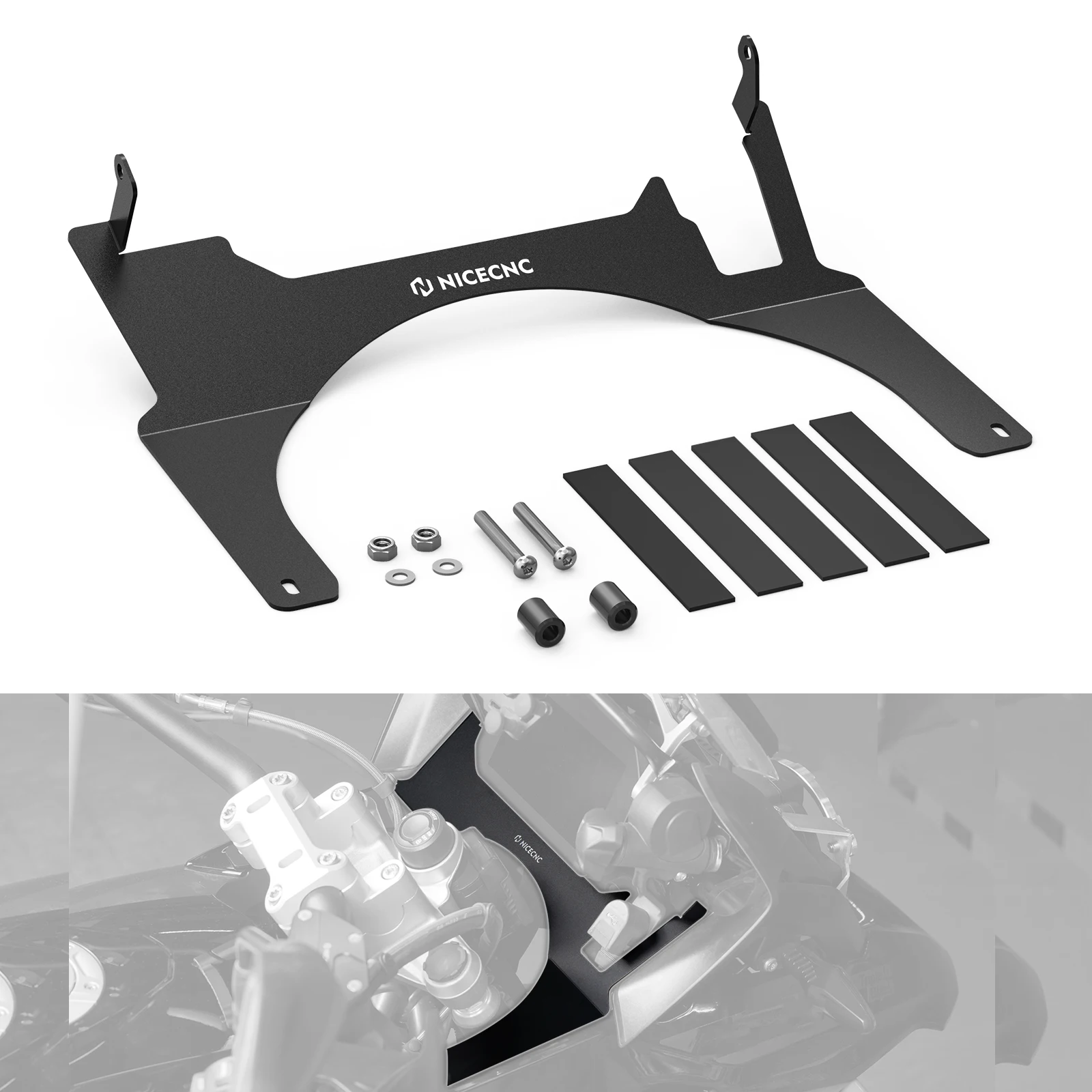 

Motorcycle Cockpit Fairing Forkshield Updraft Deflector for BMW R1250GS 2018-2023 R1200GS 2016-2018 R1200 GS R1250 GS