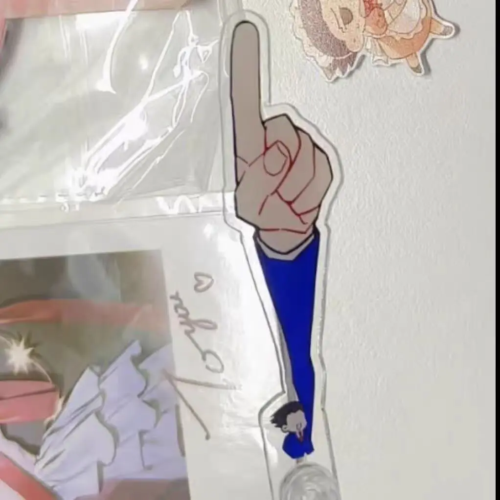 Phoenix Wright ‌   Support en acrylique pour figurines, collection de porte-clés Ace Attorney, décoration de bureau, ornement, accessoires