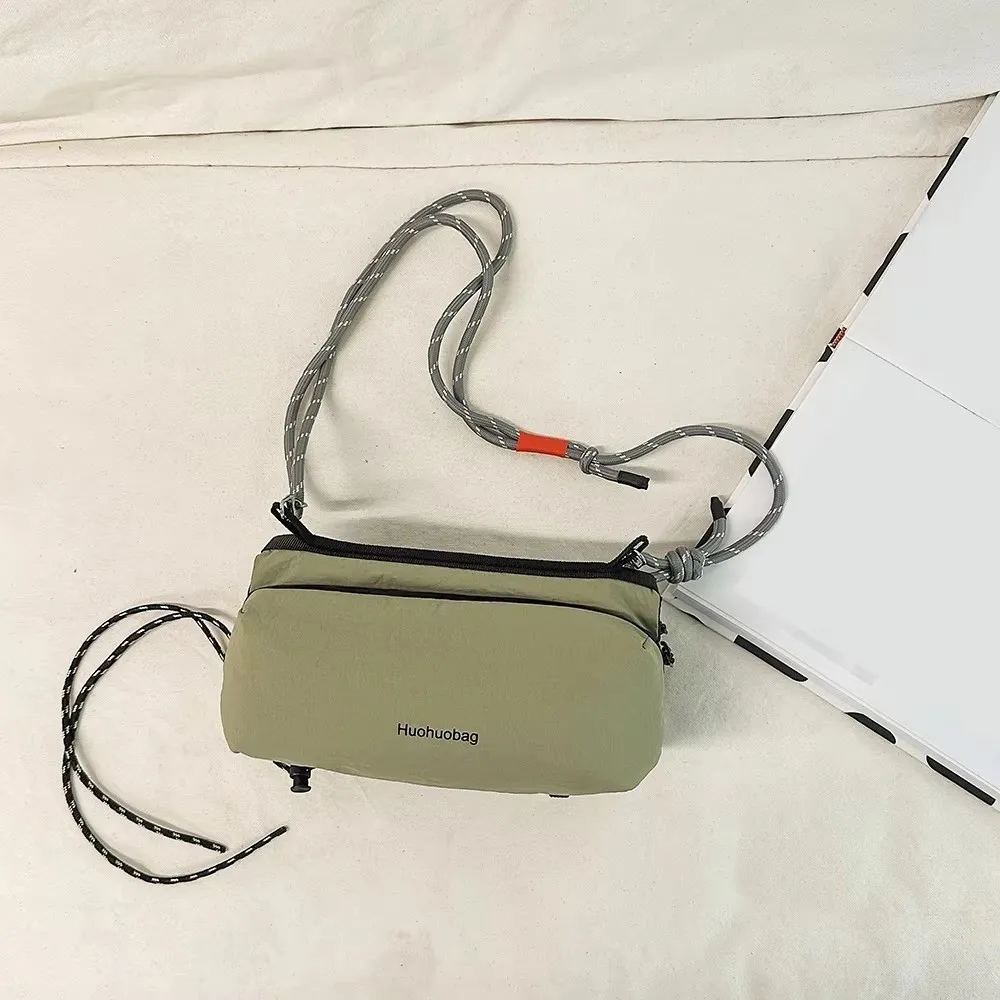 2026 Sports Single Shoulder Bag Functional Breathable Crossbody Bag Lightweight Nylon Water Bottle Bag Small Square Bag