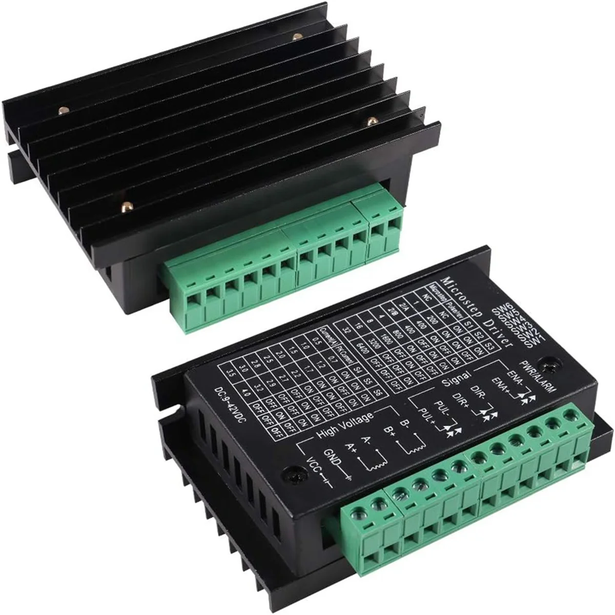 

for nema 17 stepper motor TB6600 Stepper Motor Drivers 4Pack 4A Stepper Driver Controller CNC Digital Mini Step Driver for 42/57