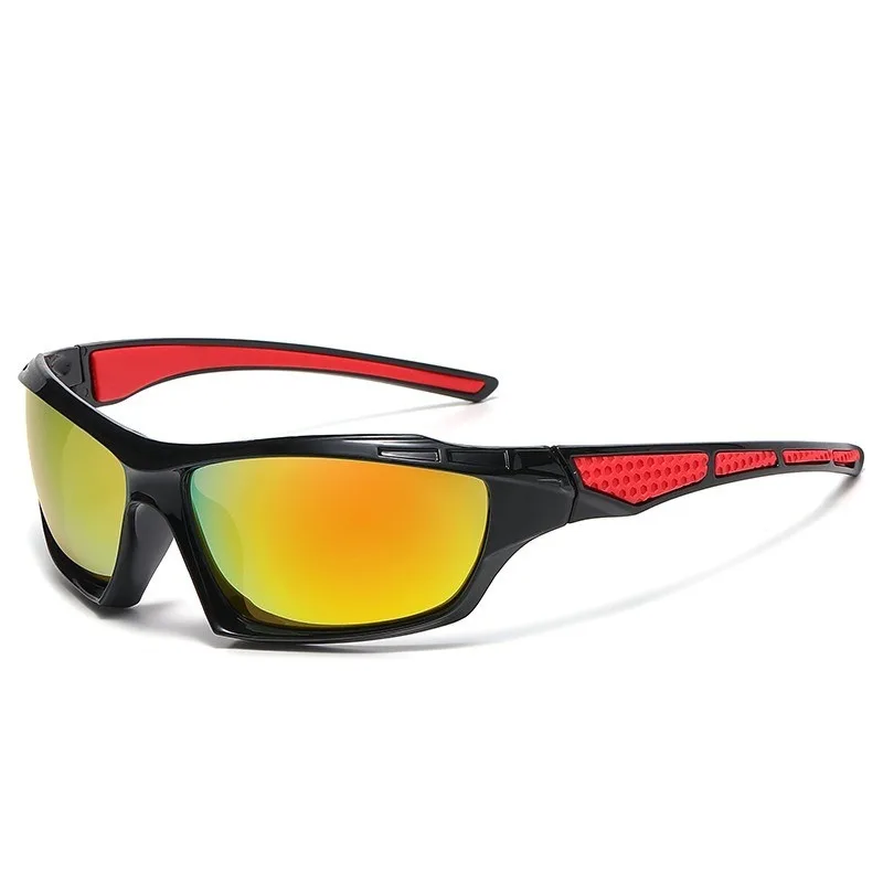 AliExpress DIXSG 2Pcs Men's Wrap-around Full-rim Sunglasses, ideal for cycling, driving, fishing and winter outdoor sports.