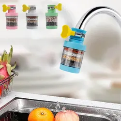 Water Faucet Filter Household Kitchen Home Faucet Mini Tap Water Clean Purifier Filter Filtration Cartridge Carbon Filter