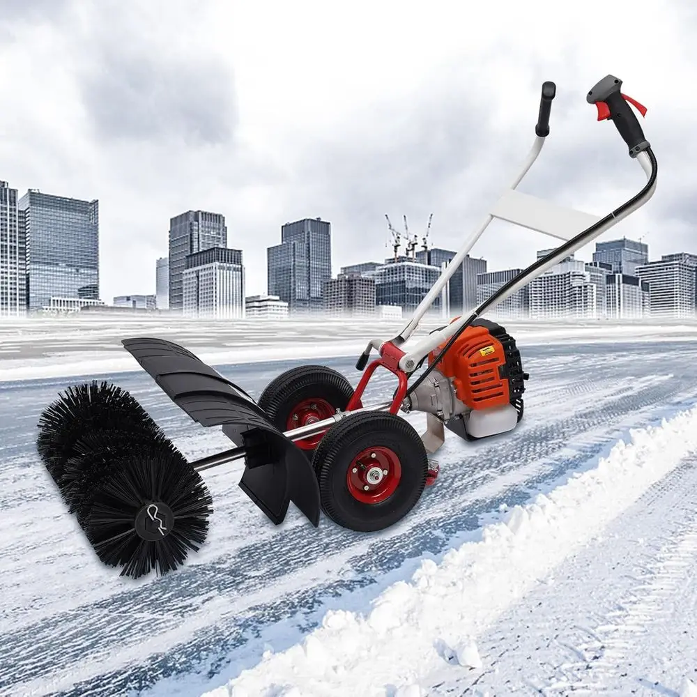 

52cc Gasoline Powered Walk-Behind Sweeper for Driveways and Artificial Grass