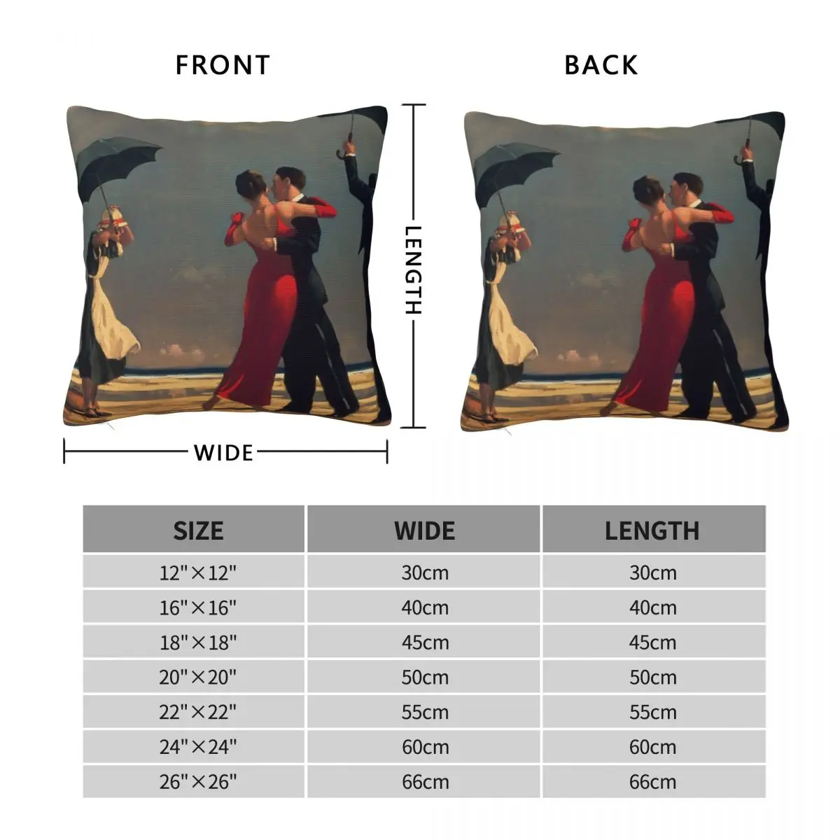 Jack Vettriano Singing Butler Pillowcase Polyester Linen Velvet Pattern Zip Decorative Throw Pillow Case Home Cushion Cover 18