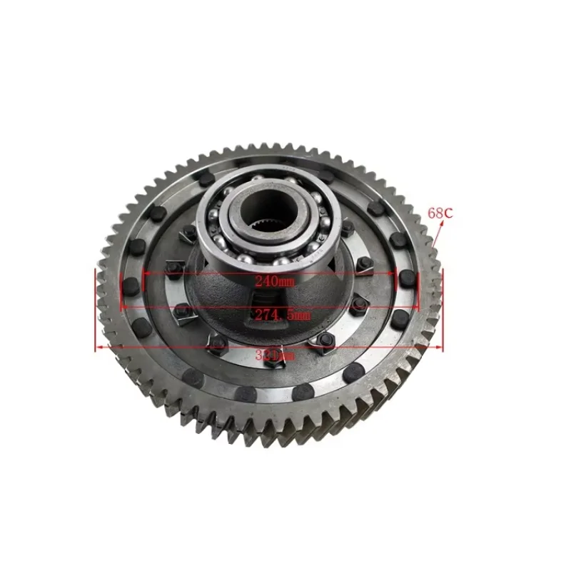 Forklift Parts H24C3-52000 Front Axle Differential Assembly For H2000 CPCD20~30