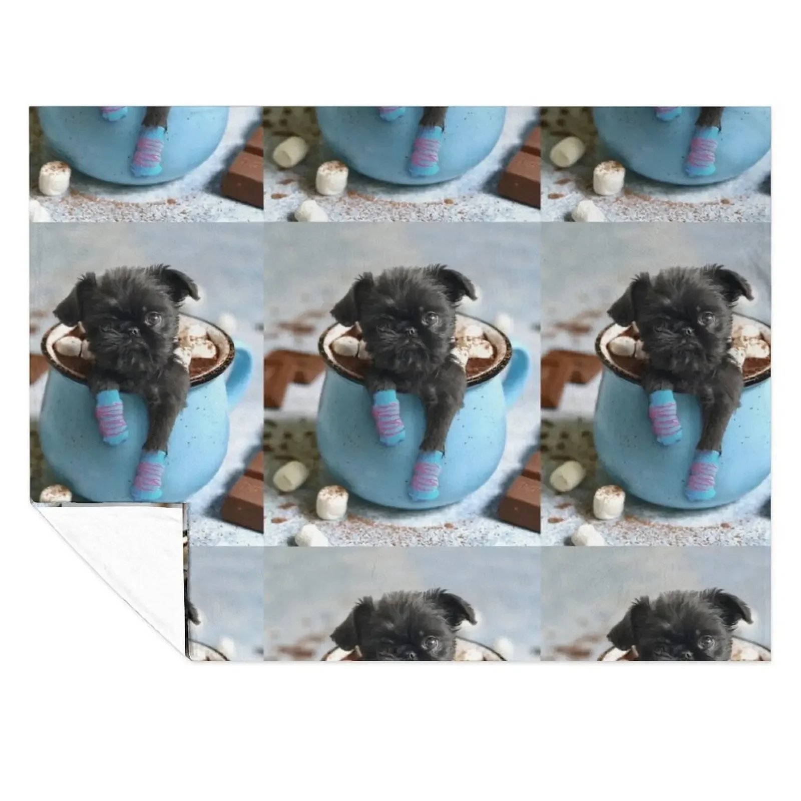 

Griffon Bruxellois Throw Blanket Multi-Purpose Fashion Sofas valentine gift ideas Beach Blankets