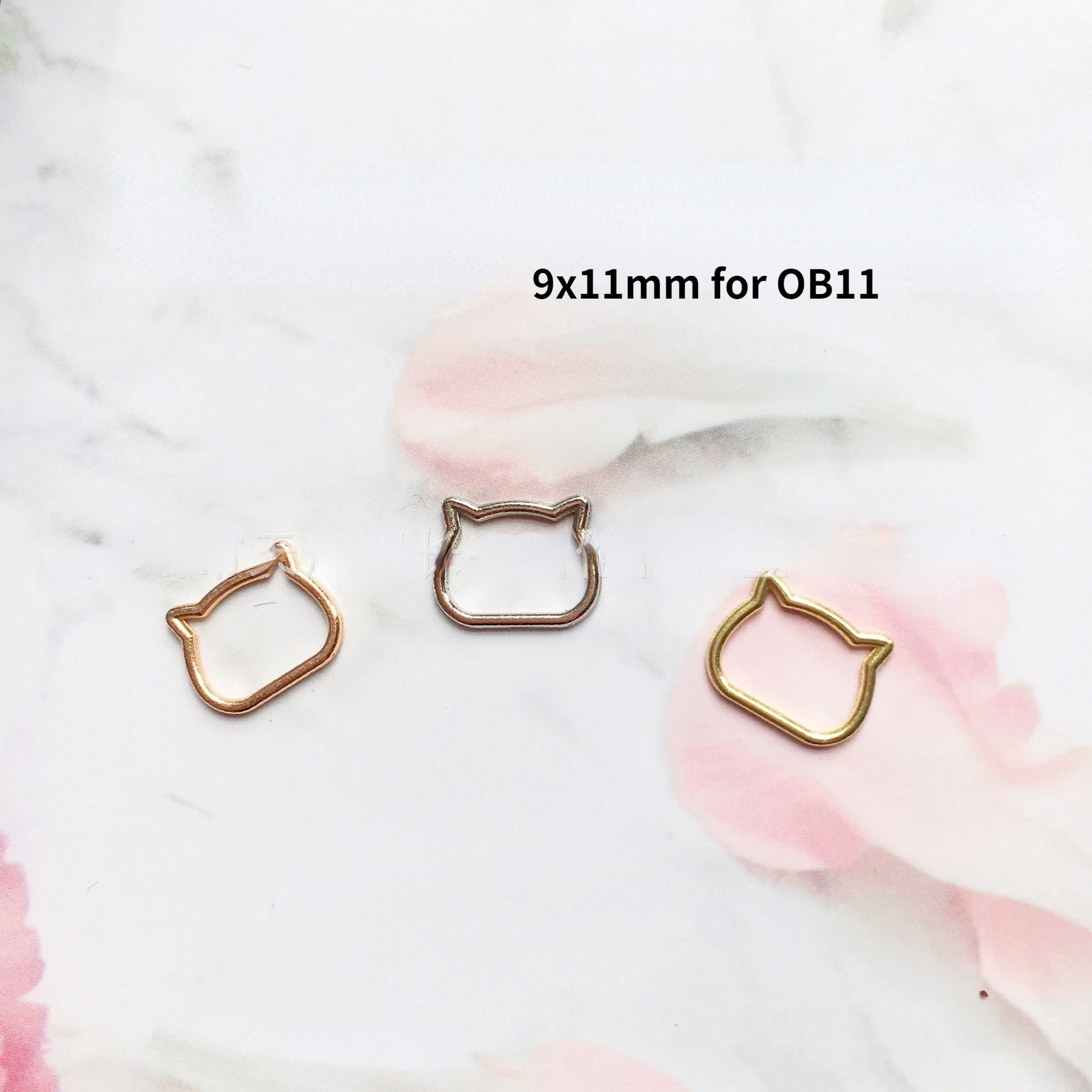 30pcs 9*11mm Mini BJD Doll Buttons For BO11 High Quality Ultra-small Belt Buckle Doll Bags Shoes Clothes Sewing Accessories