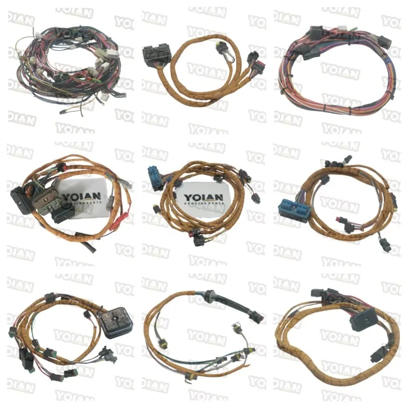 อะไหล่รถขุด เครื่องจักรก่อสร้าง 529-8748 5298748 ชุดสายไฟเครื่องยนต์สำหรับรถขุดแคตเตอร์พิลลาร์ 320GC C4.4