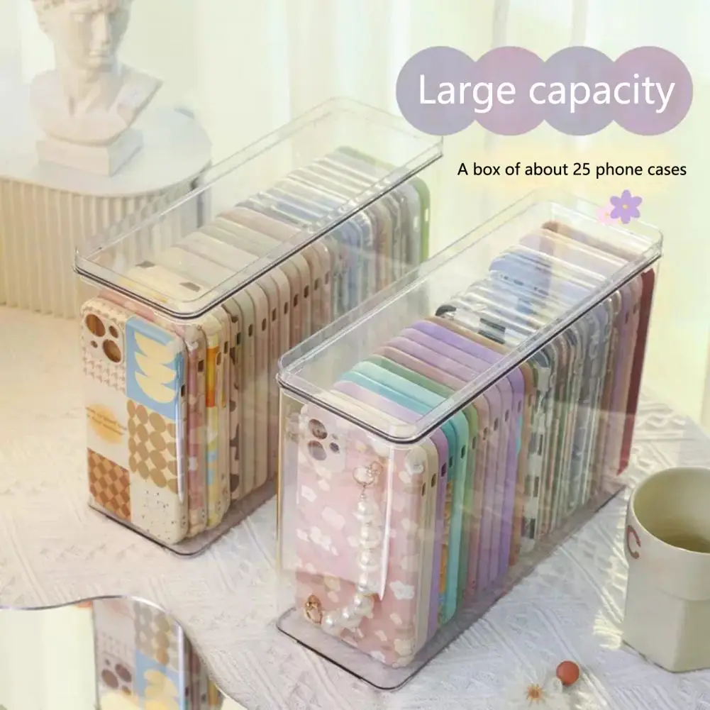 

Storage Container Excellent Phone Case Storage Box Sundries Container Rectangular Storage Holder