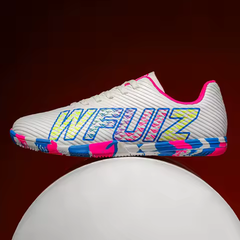 New Men Football Boots Adult Training Sport Soccer Shoes Cleats Boys Outdoor Long Spikes Non Slip Breathable Match Comfortable