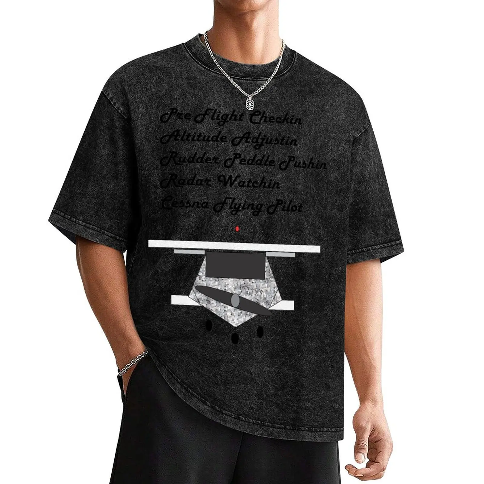 

Cessna Flying Pilot T-Shirt graphic shirts blue lock mens t shirts
