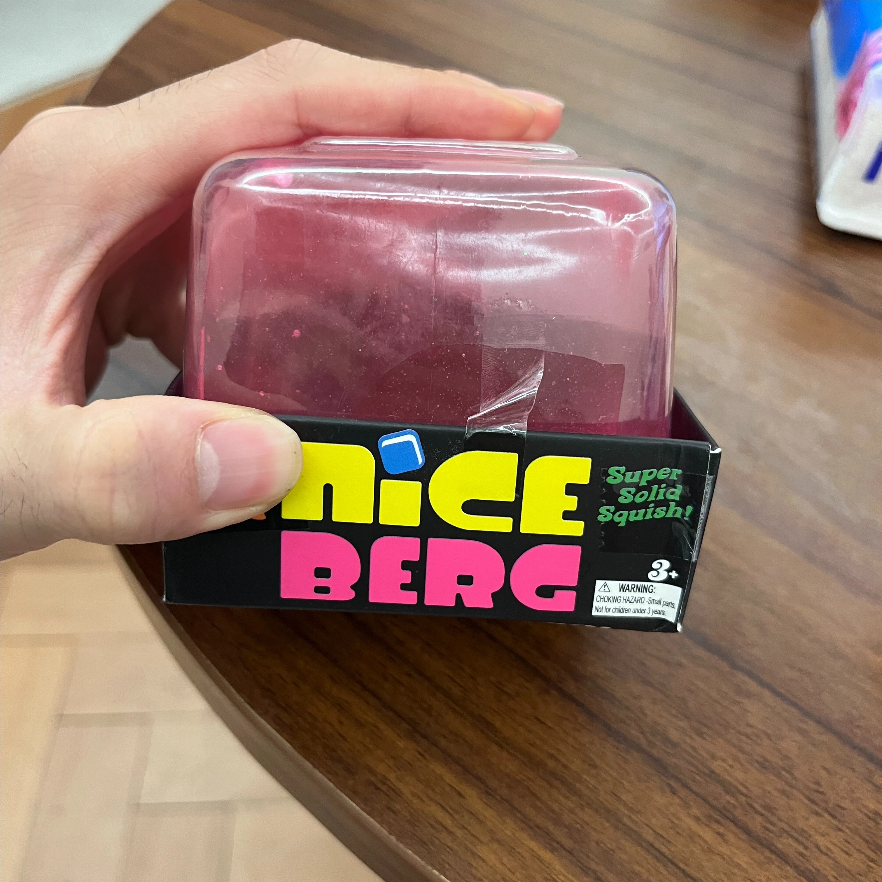 8,5 cm Super Großer Needoh Nice Berg Sensorischer Stressabbau-Würfel, Fidget-Tool gegen Angst & für Konzentration, Schreibtisch-Sensorik-Würfel, Geschenke
