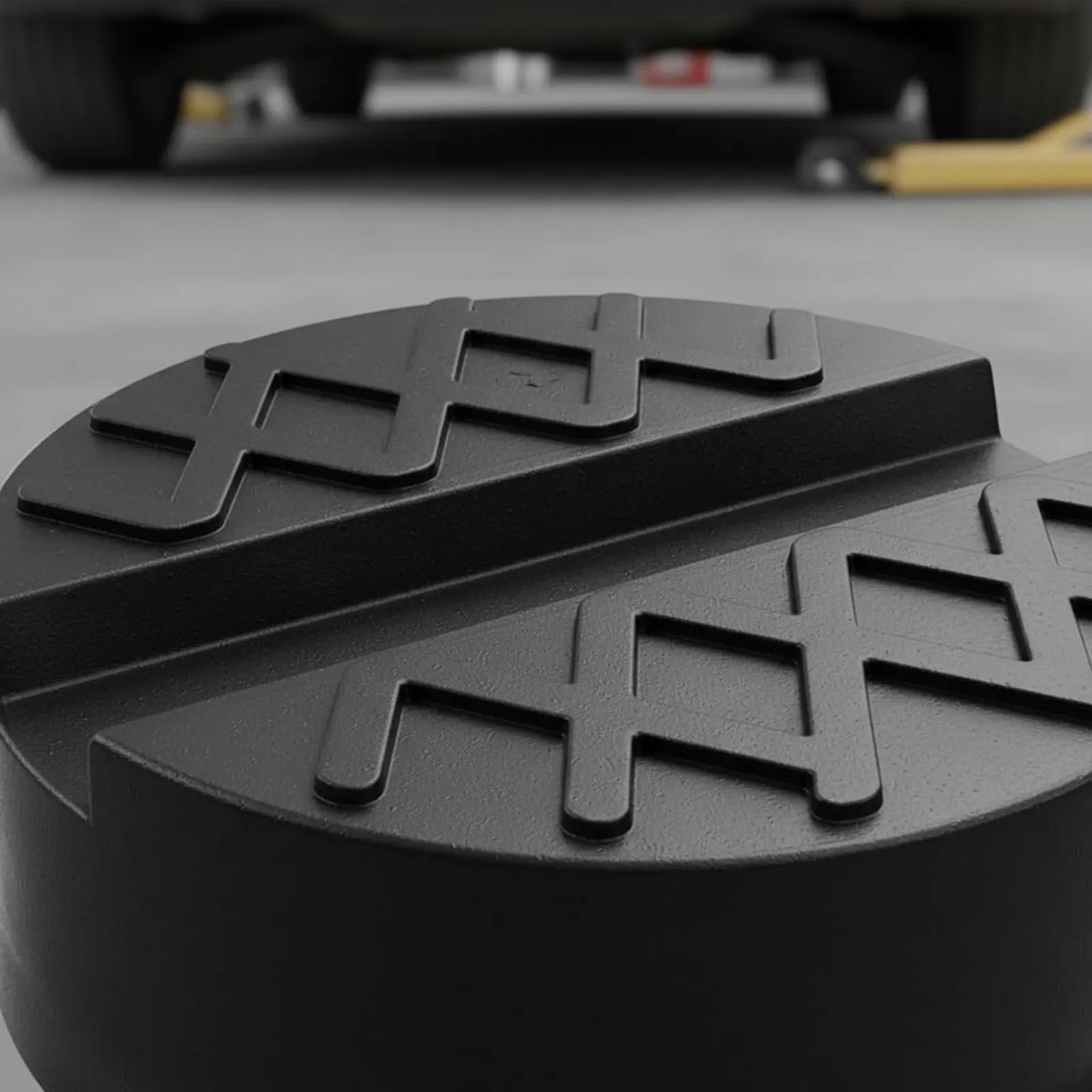 Jacking Support Block Anti-Slip Car Lifting Pad Rubber Lifting Pad Load-Bearing Auto Tool Heavy Duty for Garage, Roadside view 5