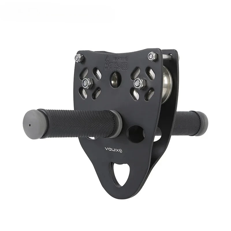 

Professional Handle Pulley Roller Gear Outdoor rock climbing Tyrolean Traverse Crossing Weight Carriage Device Equipment pulley