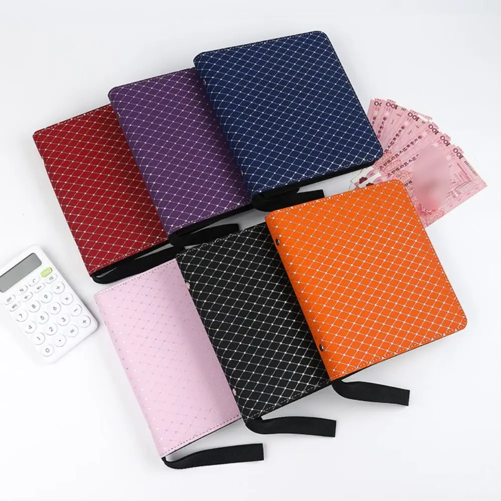Zippered 100 Envelopes Money Saving Challeng Save Money PU Savings Challenges Book Reusable Waterproof Budget Binder Children