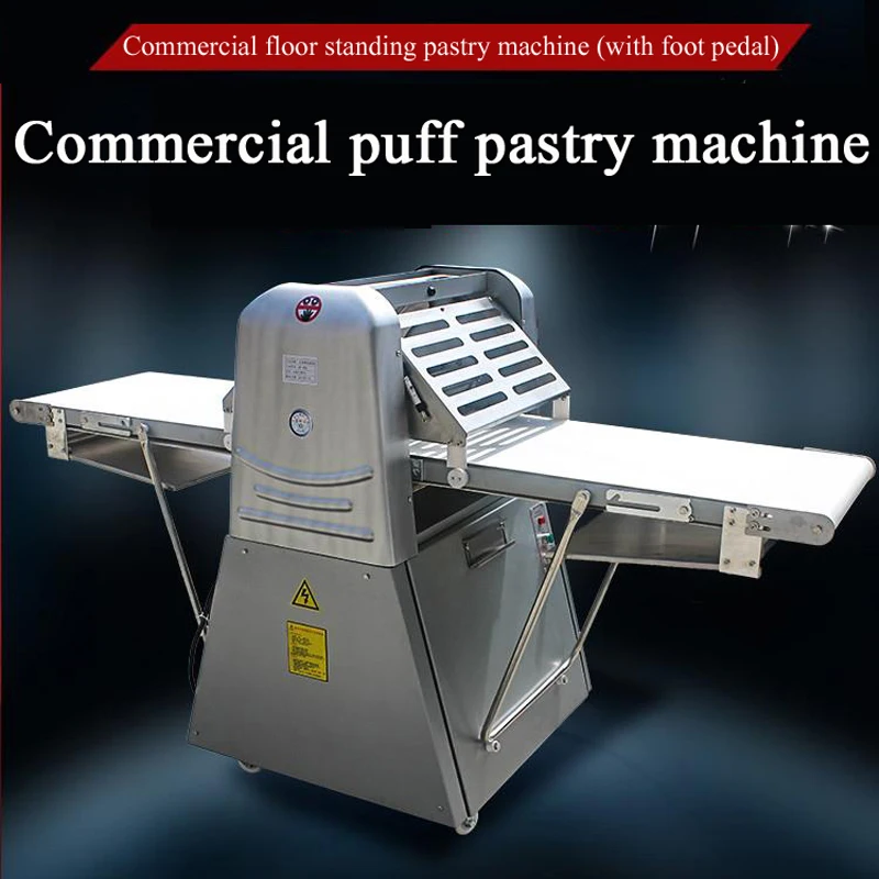 Máquina eléctrica para laminar masa de pan, galletas, hojaldre, equipo para dar forma a galletas, postres, máquina para acortar tarta de huevo
