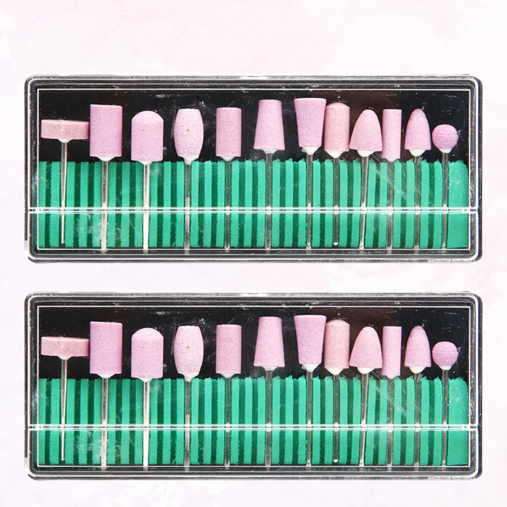 네일 드릴 비트 세트 전문가용 큐티클 클린 그라인딩 헤드 키트 매니큐어 페디큐어 DIY 아트 도구 호환 가능
