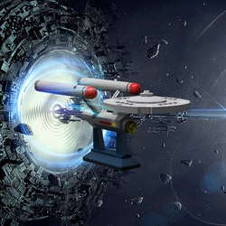 Space Ship World 6021 Buliding Block Model USS Enterprise NCC-1701 MOC Sluban Space Trek Toys for Children Birthday Gift