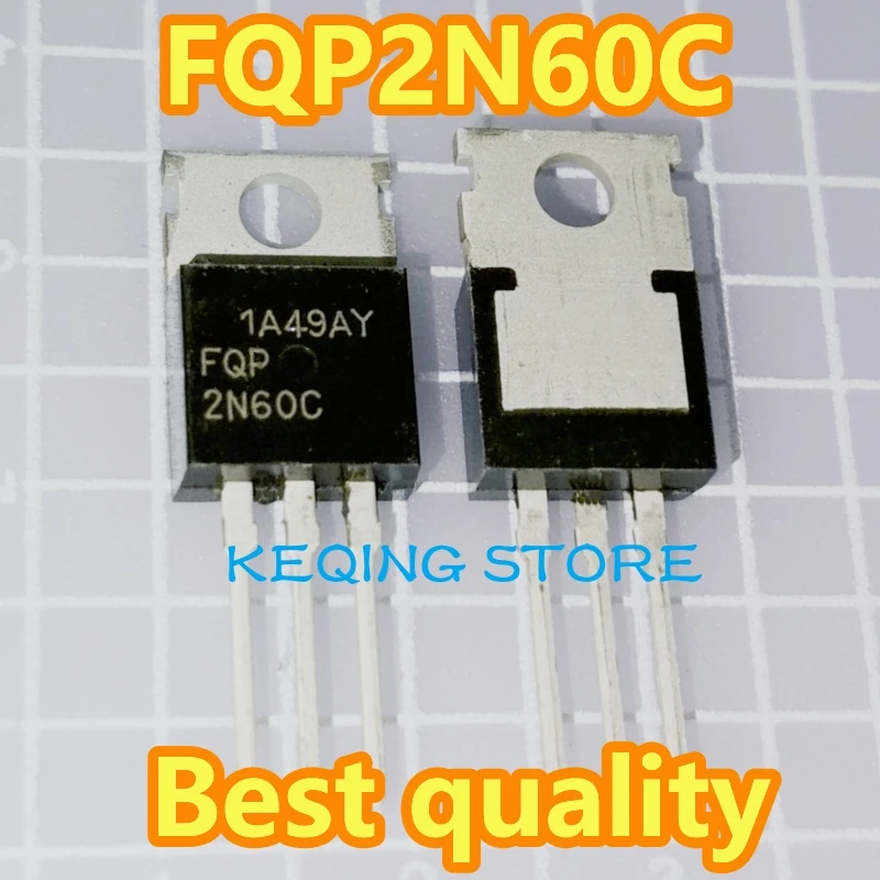 50PCS/100PCS FQP2N60C  Sufficient Parameter  NMOS 2N60