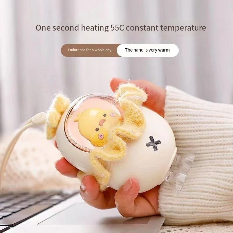 Creative Cute Pet Winter Hand Warmer Usb Charger Cute Duck Hold Portable Gift Girlfriend Hot Water Bottle Hand Warmer Heater