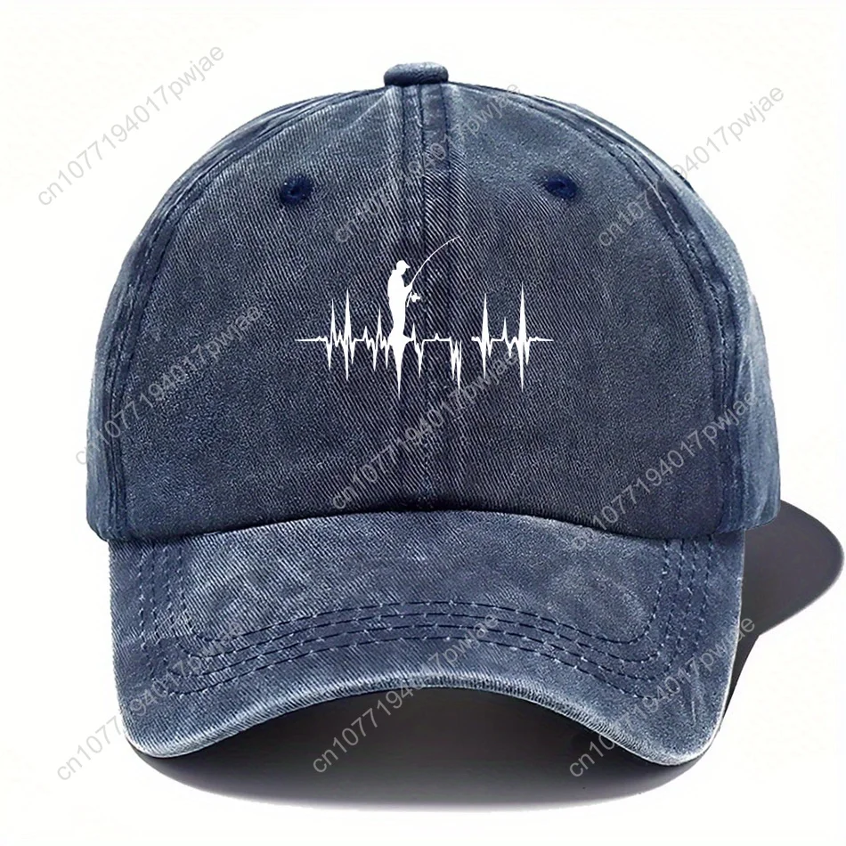 قبعة بيسبول كلاسيكية بنمط صيد صامت، قبعة خفيفة الوزن مناسبة لصيد الأسماك في الهواء الطلق. #4