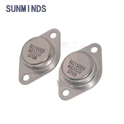 2PCS MJ15003G MJ15003 NPN Triode Gold Sealed Tube 140V20A TO-3 Pair Tube MJ15004G MJ15004