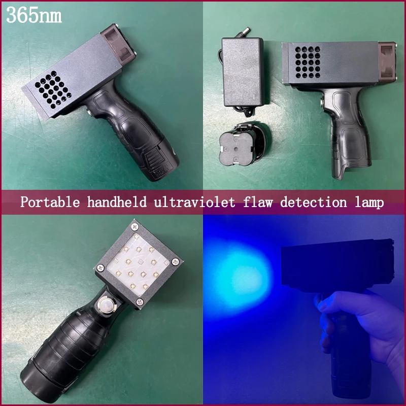 مصباح معالجة بالأشعة فوق البنفسجية LED محمول قابل لإعادة الشحن مناسب لمصباح الأشعة فوق البنفسجية للكشف عن عيوب طلاء السيارات الذرية