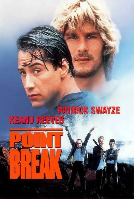 POINT BREAK Movie Print Art Canvas Poster, Living Room Decor, Home Wall Picture