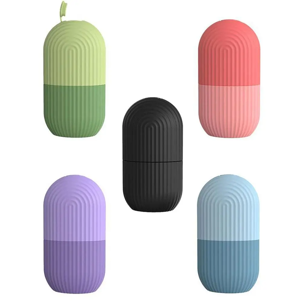 1pcs Silicone Cube Tray Mold Face Beauty Lifting Ice Face Tool Contouring Acne Eye Skin Massager Roller Ball Summer Care