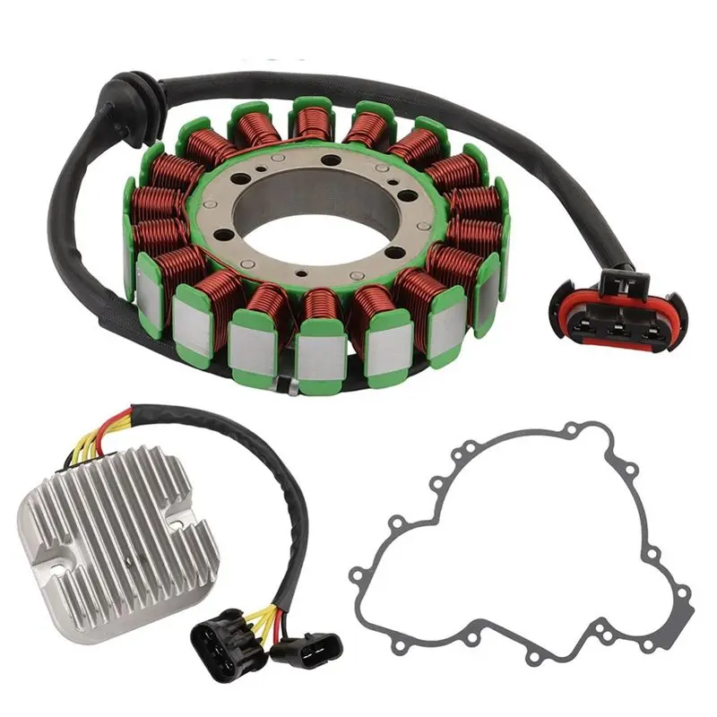 Bobina de estator de motor magnético ABXN con junta rectificadora UTV 4013970 5814160 4013978 para Polaris RANGER 900 XP 2013-2015