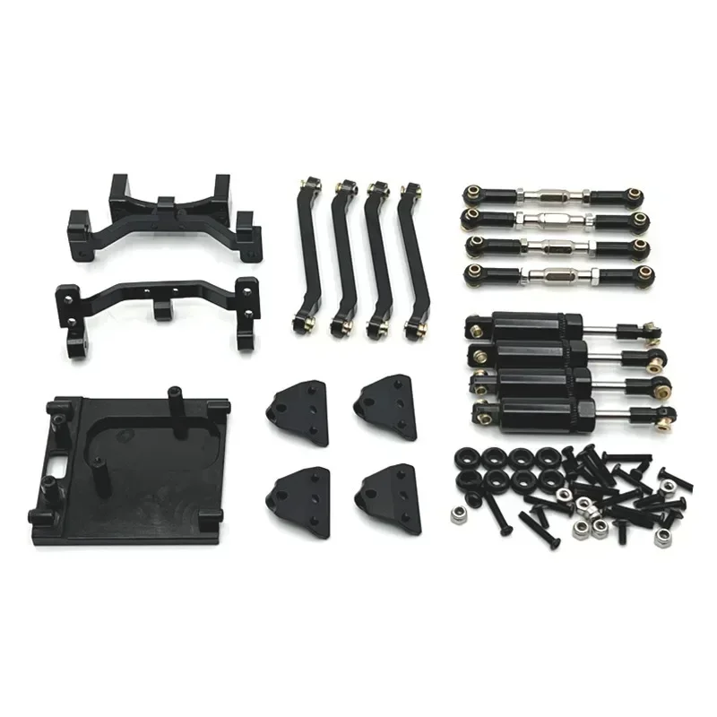 

1/12 New MN99S remote control car spare parts, metal upgrade, tie rod, shock absorber, kit bag