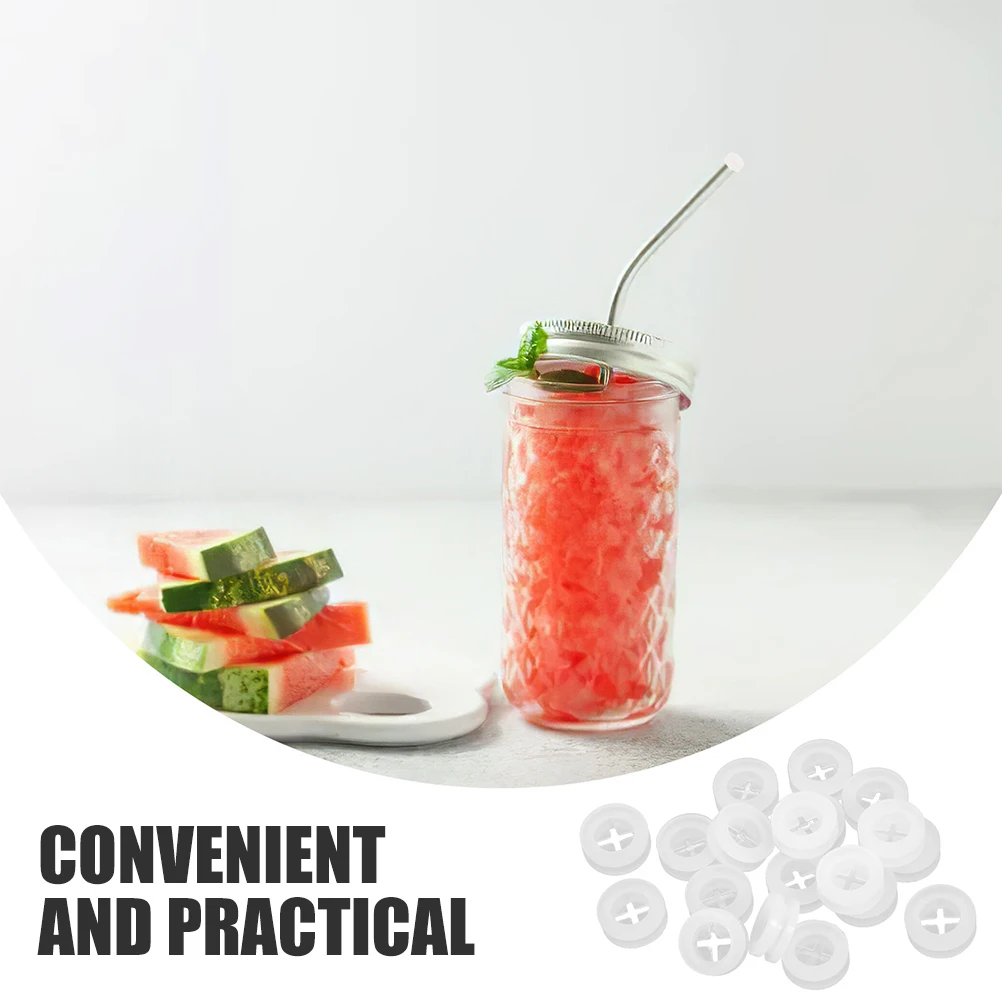 

30pcs Silicone Hole Grommet Straw Holes Leakproof Reusable Lid Straw Plug For Cups Covers Outdoor Travel Drink Sealing Grommets