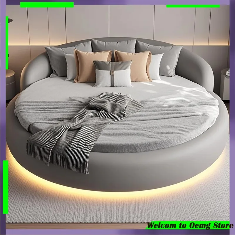

Headboard Japanese Bed Minimalist Upholstered Nightstands Modern Bed Sleeping Frame Camas De Matrimonio Dormitorio Furniture