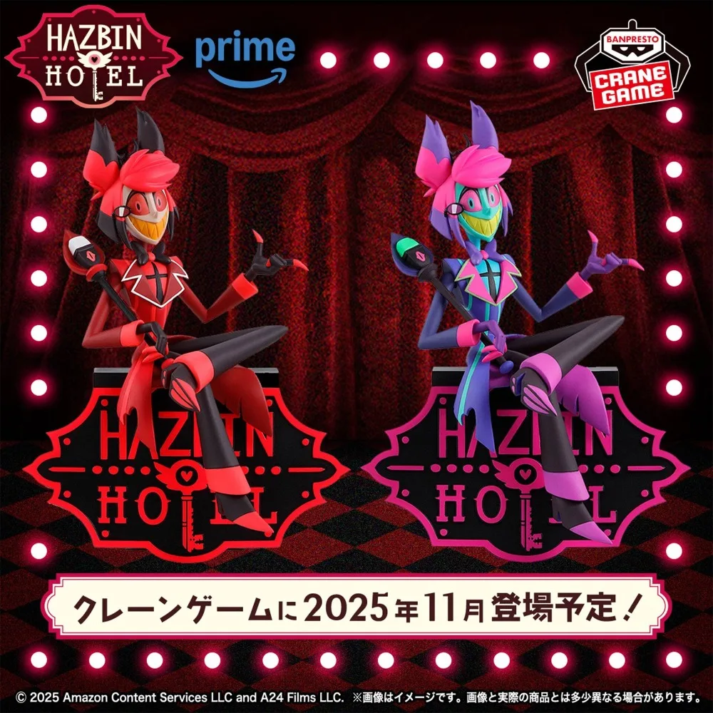 100% originale in magazzino Bandai Spirits Monitor Top Figure Hazbin Hotel Alastor Husk Angel Dust Vaggie Charlie Morningstar