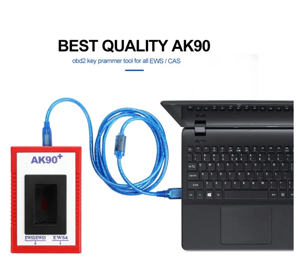 Latest V3.19 AK90 for BMW Key Programmer Tools for All BMW EWS Code Reader From 1995-2009 AK 90 Identify Keys CAS and EWS2/3/4