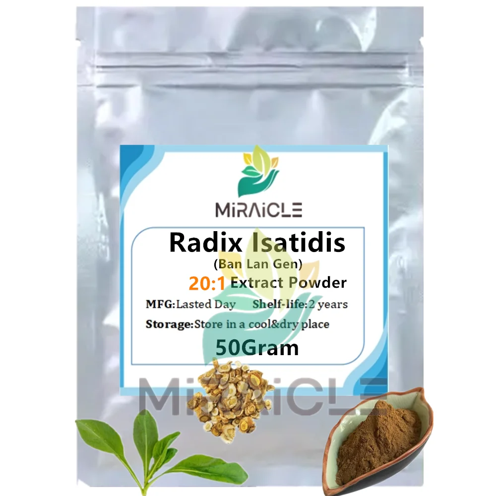 Miraicle Free Shipping,RadixIsatidis Extract20:1 P-o-w-d-er