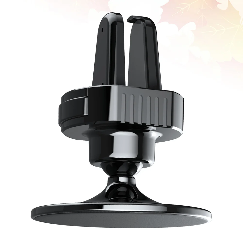 

Car Phone Holder Durable Nano Suction Air Vent Clip Steady 360 Degree Rotation Phone Stand Car GPS Shelf Black