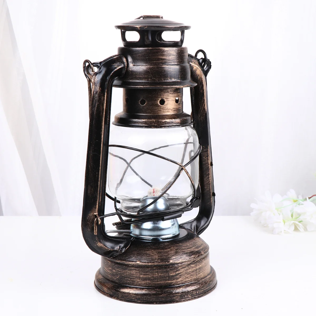 

Light Aesthetic Hang Home Decor Photo Props Retro Oil Lamp Hanging Lantern