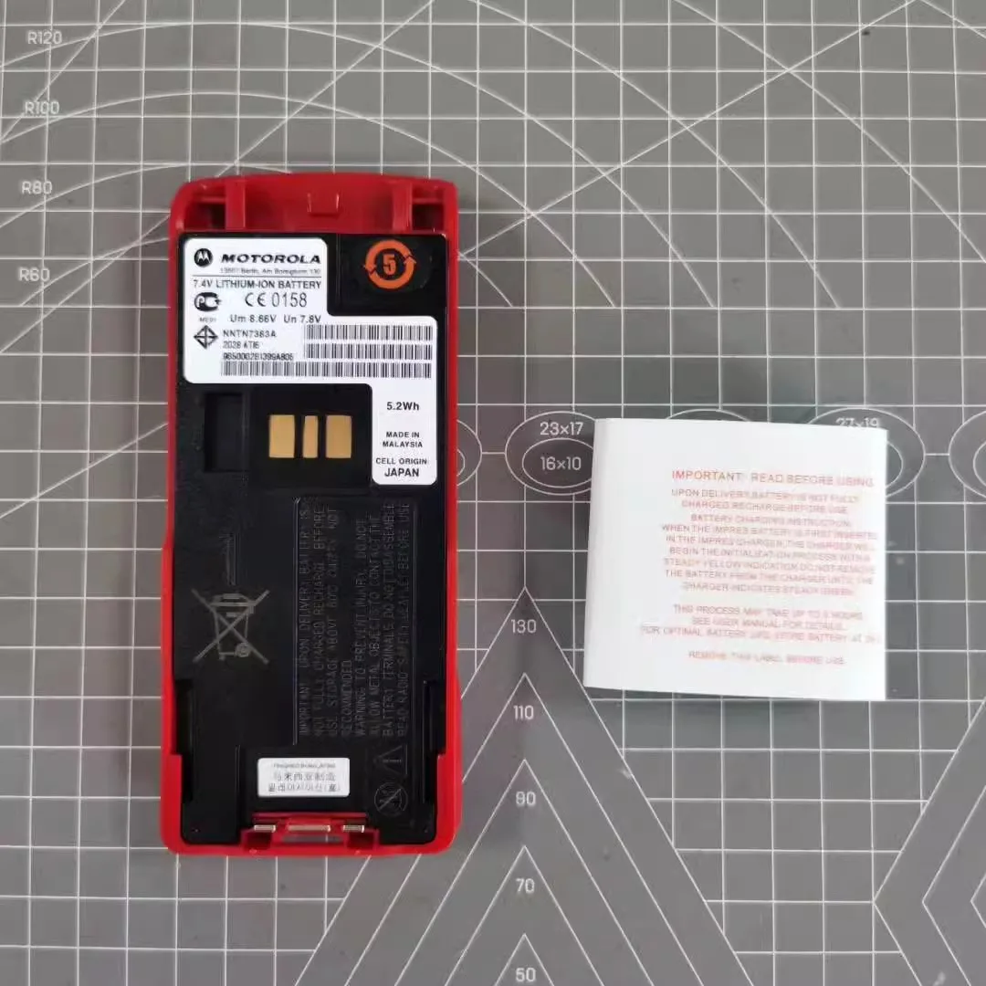 Batteria interfono antideflagrante Motorola MTP850Ex/Mtp810ex NNTN7383A per utenti walkie-talkie